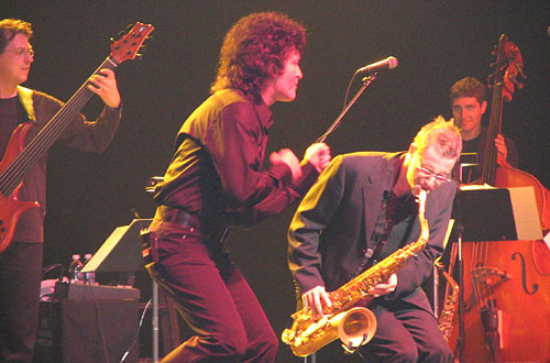 Gino performing at the May 21st, 2005 show in Detroit, Michigan, USA at the Music Hall