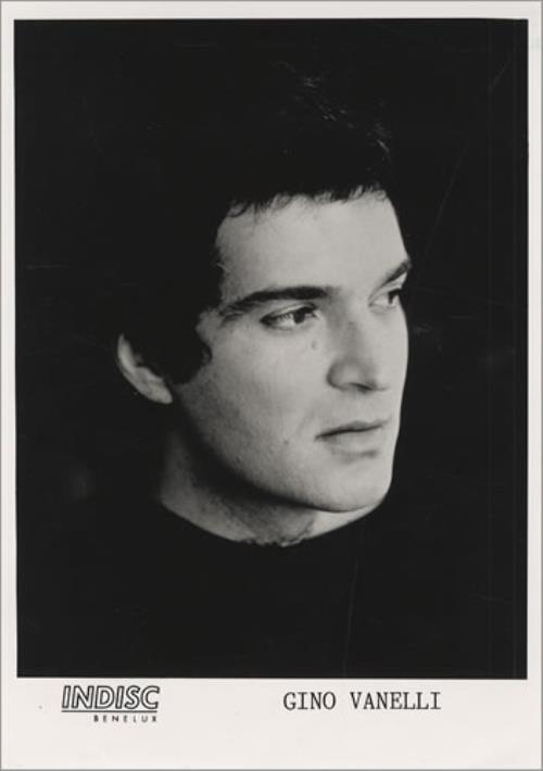 Closeup promo shot of Gino, 1990