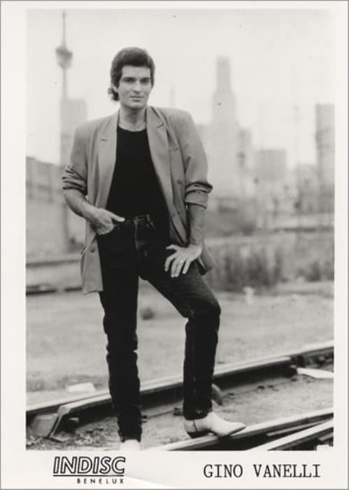 railroad tracks promo photo of Gino, 1990