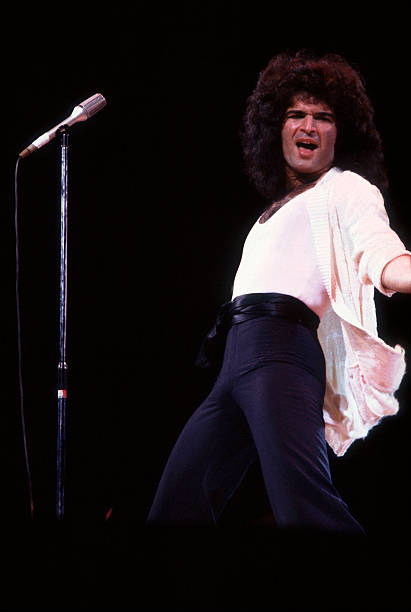 Canadian singer Gino Vannelli performing in Chicago, Illinois, March 26, 1979. (Photo by Paul Natkin/Getty Images)